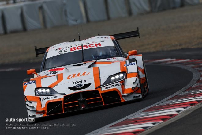 2023スーパーGT岡山メーカーテスト　au TOM'S GR Supra