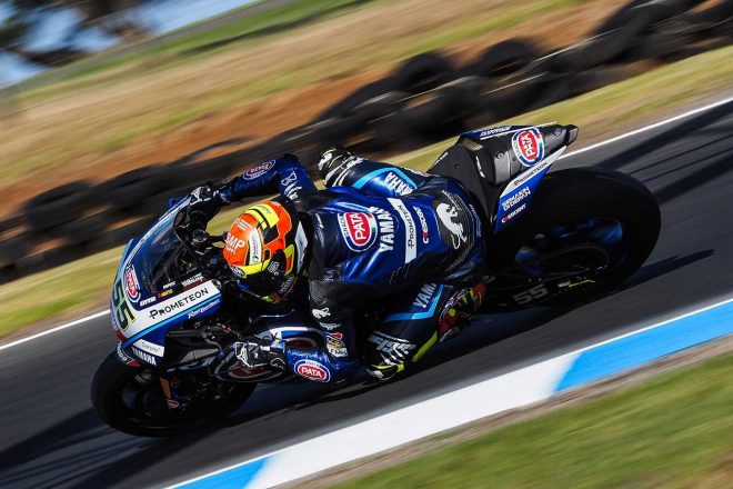 アンドレア・ロカテッリ（Pata Yamaha Prometeon WorldSBK）／2023SBKオーストラリア公式テスト