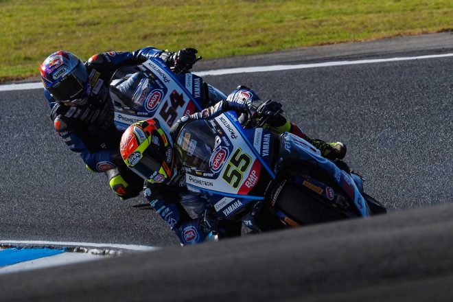 アンドレア・ロカテッリ（Pata Yamaha Prometeon WorldSBK）／2023SBKオーストラリア公式テスト