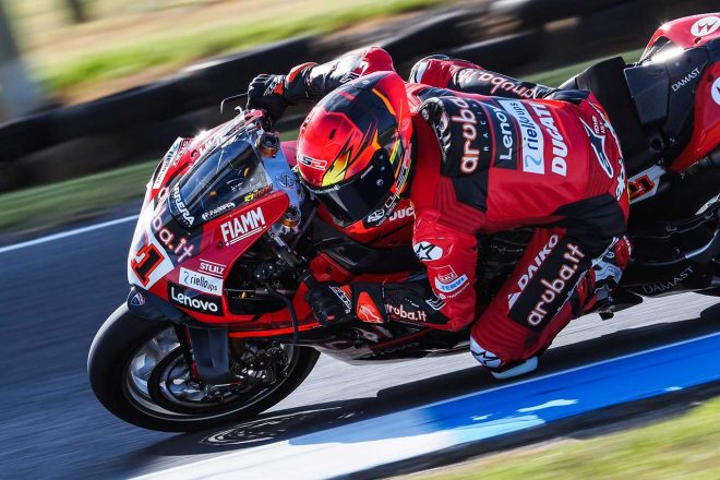 マイケル・ルーベン・リナルディ（Aruba.it Racing - Ducati）／2023SBKオーストラリア公式テスト