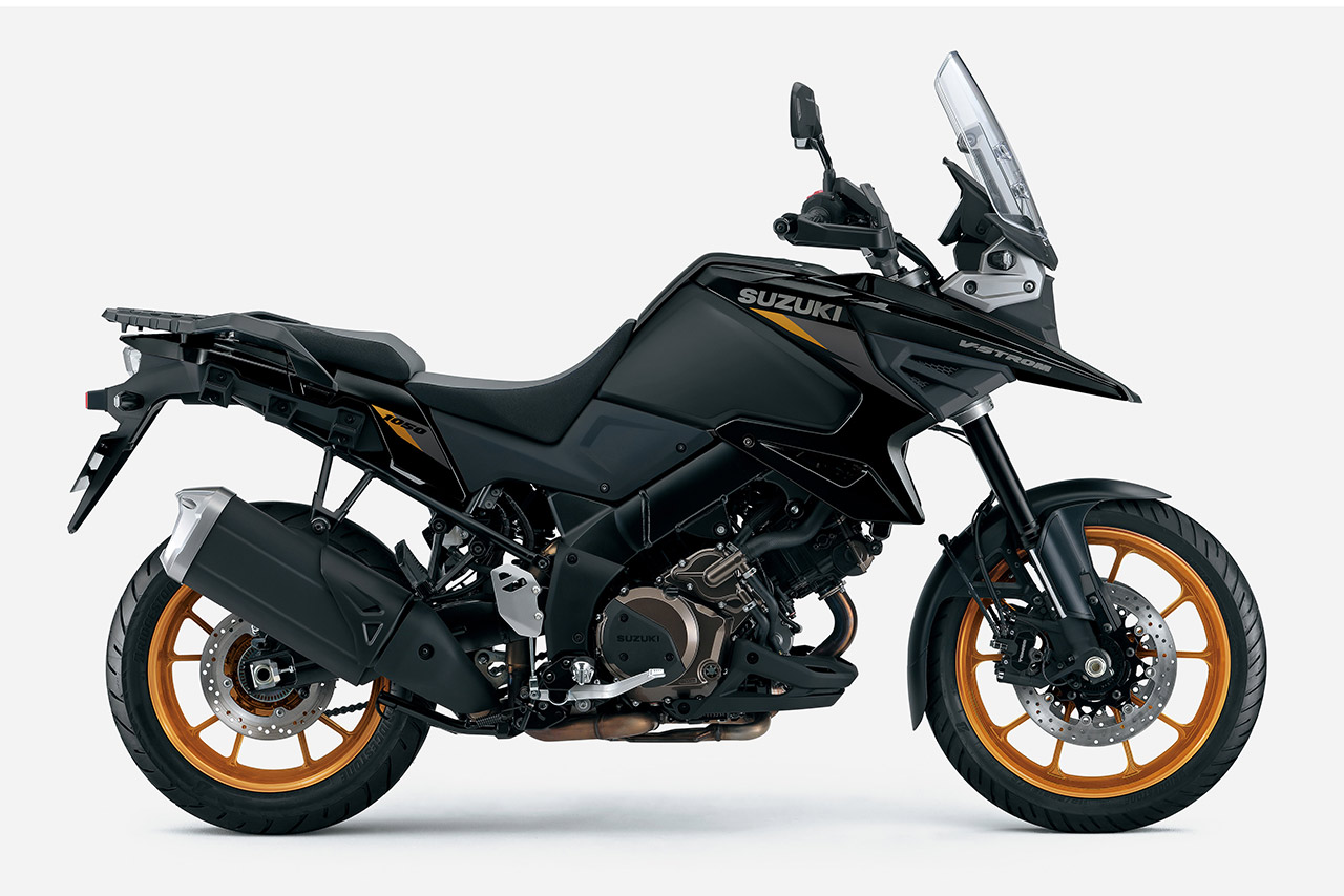 スズキ Vストローム1050（グラススパークルブラック／マットブラックメタリックNo.2）
