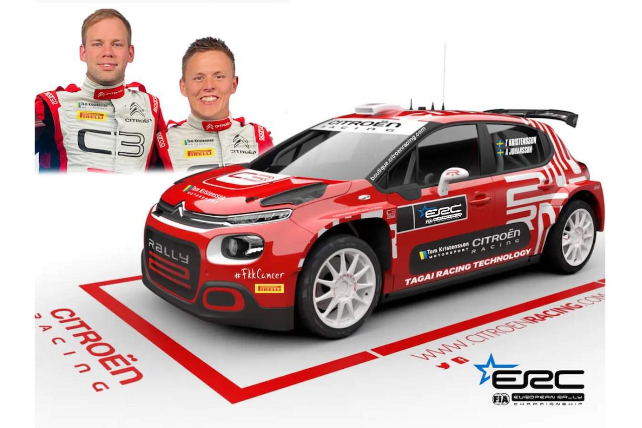 スウェーデン出身のトム・クリステンソンも、Tagai Racing Technologyと新たに契約を結び、同じくシトロエンC3 Rally2をドライブする