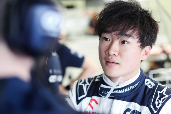 2023年F1バーレーンテスト2日目　角田裕毅（アルファタウリ）