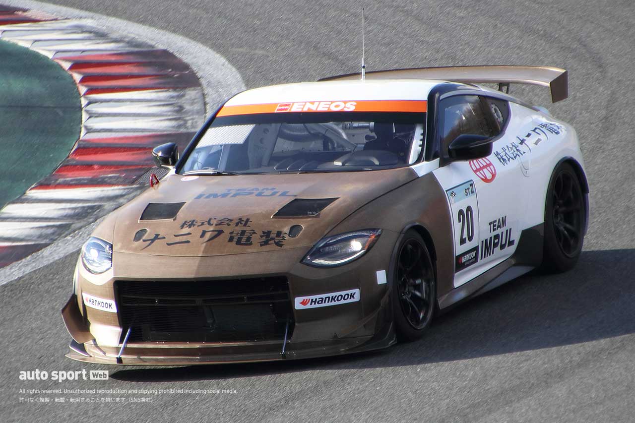 スーパー耐久富士公式テストに参加したナニワ電装TEAM IMPULの20号車ニッサンZ GT4