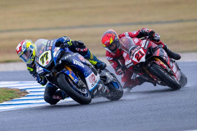 ドミニク・エガーター（GYTR GRT Yamaha WorldSBK Team）／2023SBK第1戦オーストラリア レース1