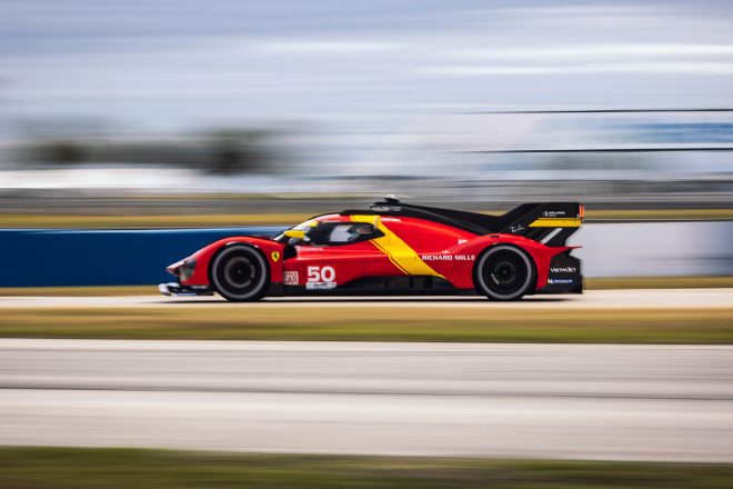 セブリングで2回目のテストを行ったフェラーリ499P
