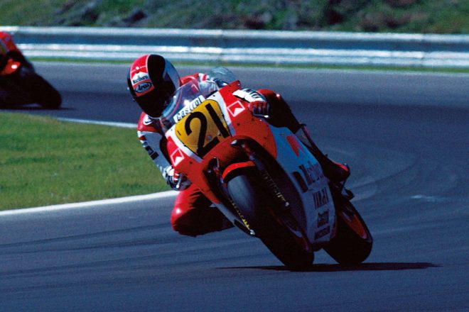 MFJ全日本ロードレース最高峰500ccチャンピオンの平忠彦氏。文部科学省スポーツ庁の『スポーツ功労者』として顕彰
