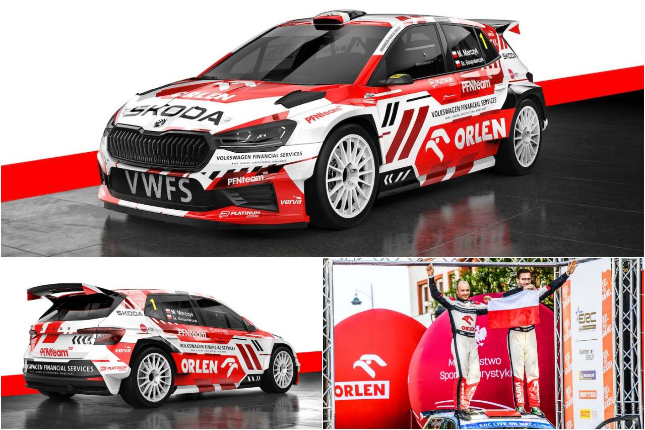 昨季は地元ポーランドでERC初優勝を果たしたミコ・マルチェクも、ORLEN Teamから新型シュコダ・ファビアRSラリー2でエントリーする