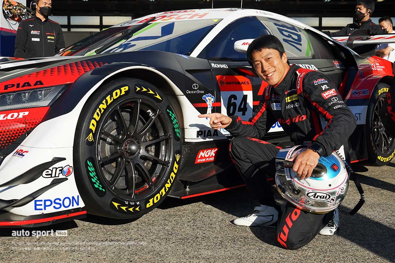 住友ゴムが開発を進めるサスティナブルタイヤの開発ドライバーを務めた伊沢拓也