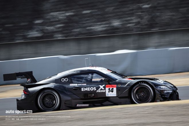 2023年スーパーGT鈴鹿メーカーテスト　TGR TEAM ENEOS ROOKIEの14号車トヨタGRスープラ