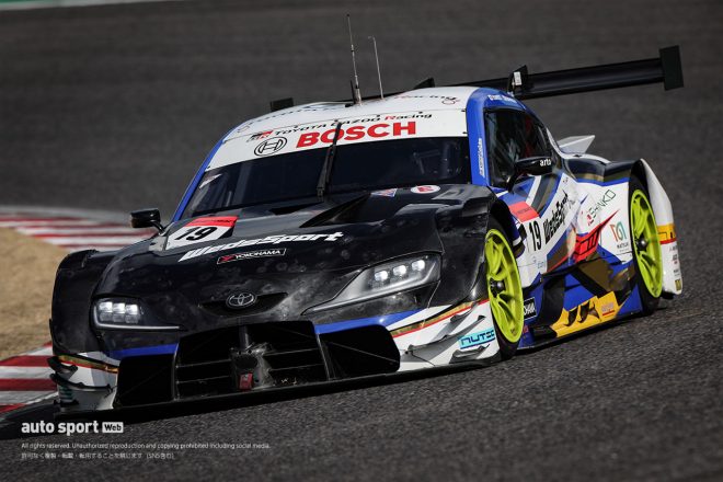 2023年スーパーGT鈴鹿メーカーテスト　TGR TEAM WedsSport BANDOHの19号車トヨタGRスープラ