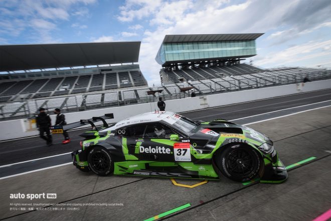 2023年スーパーGT鈴鹿メーカーテスト　TGR TEAM Deloitte TOM'Sの37号車トヨタGRスープラ