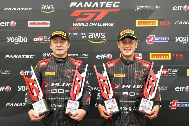 2022年もGTワールドチャレンジ・アジアに挑戦した山口智英と荒聖治