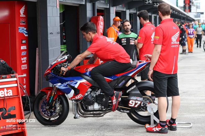 チャビ・ビエルゲTeam HRC）のホンダCBR1000RR-R／2023SBK第1戦オーストラリア