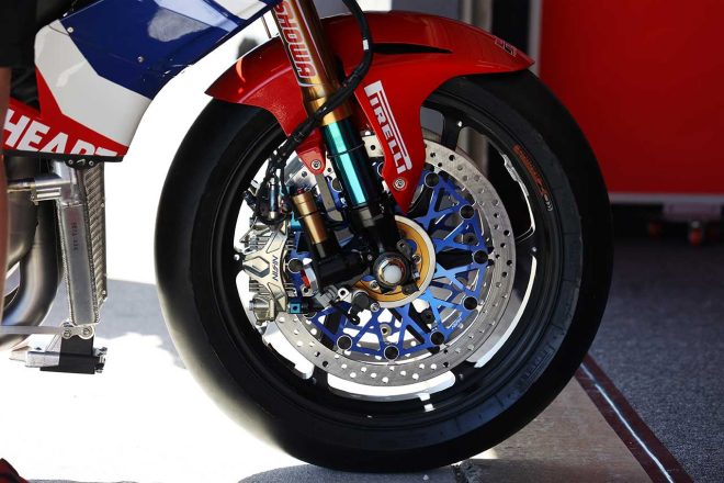 チャビ・ビエルゲTeam HRC）のホンダCBR1000RR-R／2023SBK第1戦オーストラリア