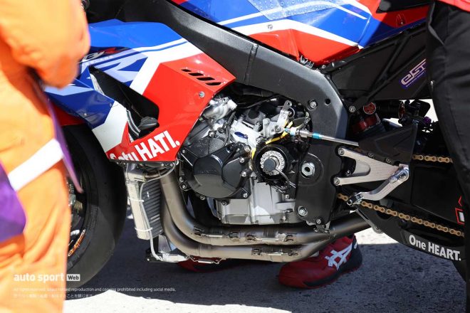 チャビ・ビエルゲTeam HRC）のホンダCBR1000RR-R／2023SBK第1戦オーストラリア