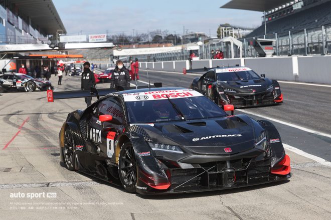 2023年スーパーGT鈴鹿メーカーテスト 8号車ARTA無限NSX-GT