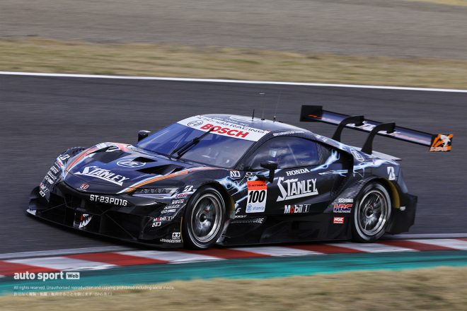 2023年スーパーGT鈴鹿メーカーテスト STANLEY NSX-GT