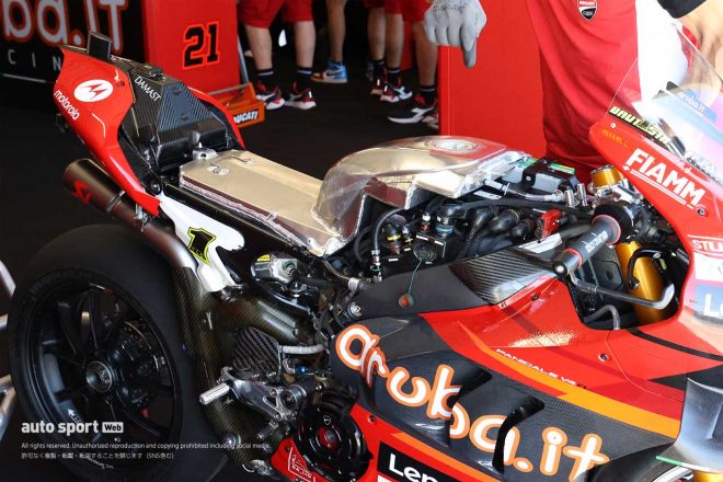 アルバロ・バウティスタ（Aruba.it Racing - Ducati）のドゥカティ パニガーレV4 R／2023SBK第1戦オーストラリア