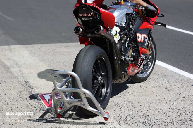 アルバロ・バウティスタ（Aruba.it Racing - Ducati）のドゥカティ パニガーレV4 R／2023SBK第1戦オーストラリア