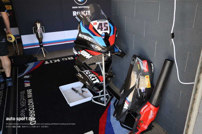スコット・レディング（ROKiT BMW Motorrad WorldSBK Team）のBMW M1000RRのカウル／2023SBK第1戦オーストラリア