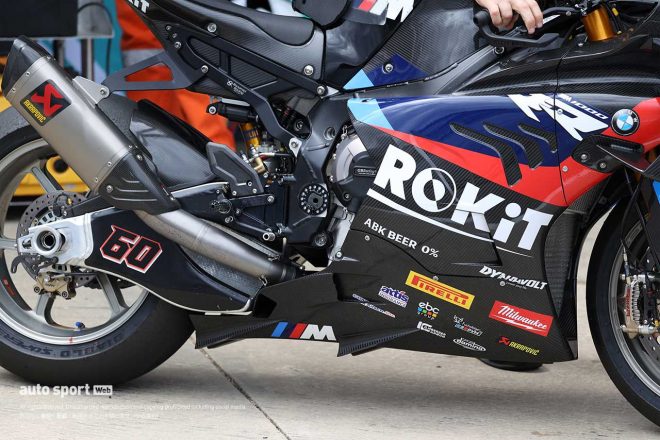 ROKiT BMW Motorrad WorldSBK TeamのBMW M1000RRのアンダーカウル／2023SBK第1戦オーストラリア