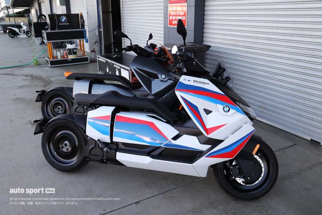 ワークスカラーのBMW CE04／2023SBK第1戦オーストラリア