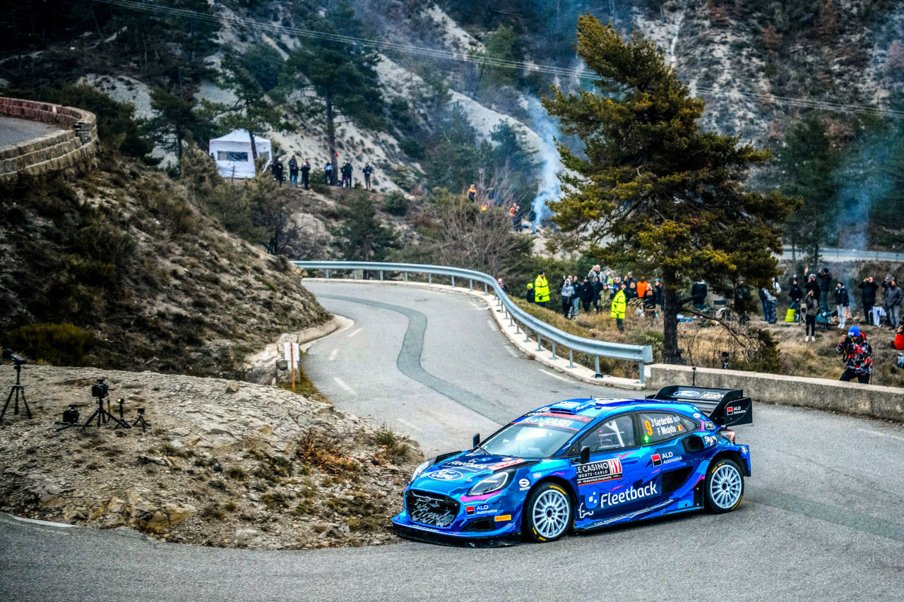 ジョルダン・セルデリディスがドライブするフォード・プーマ・ラリー1（Mスポーツ・フォードWRT）