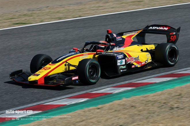 松下信治（B-Max Racing Team）　2023スーパーフォーミュラ公式合同テスト　鈴鹿