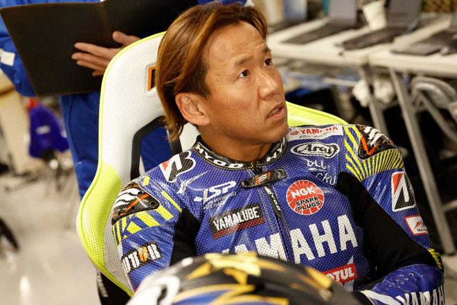 中須賀克行（YAMAHA FACTORY RACING TEAM）／2023鈴鹿2輪合同走行