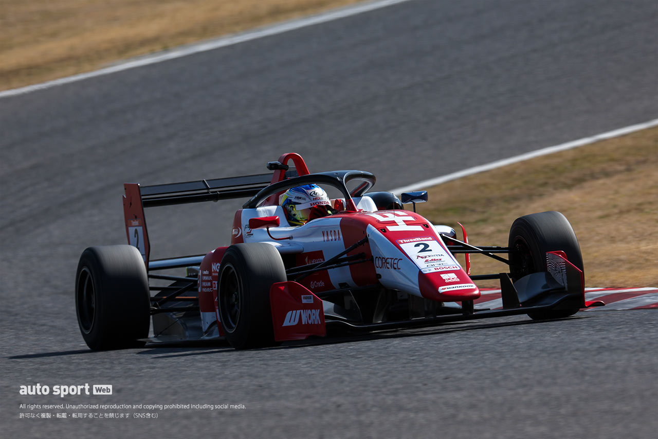 2023スーパーフォーミュラ・ライツ鈴鹿合同テスト　小出峻（TODA RACING）