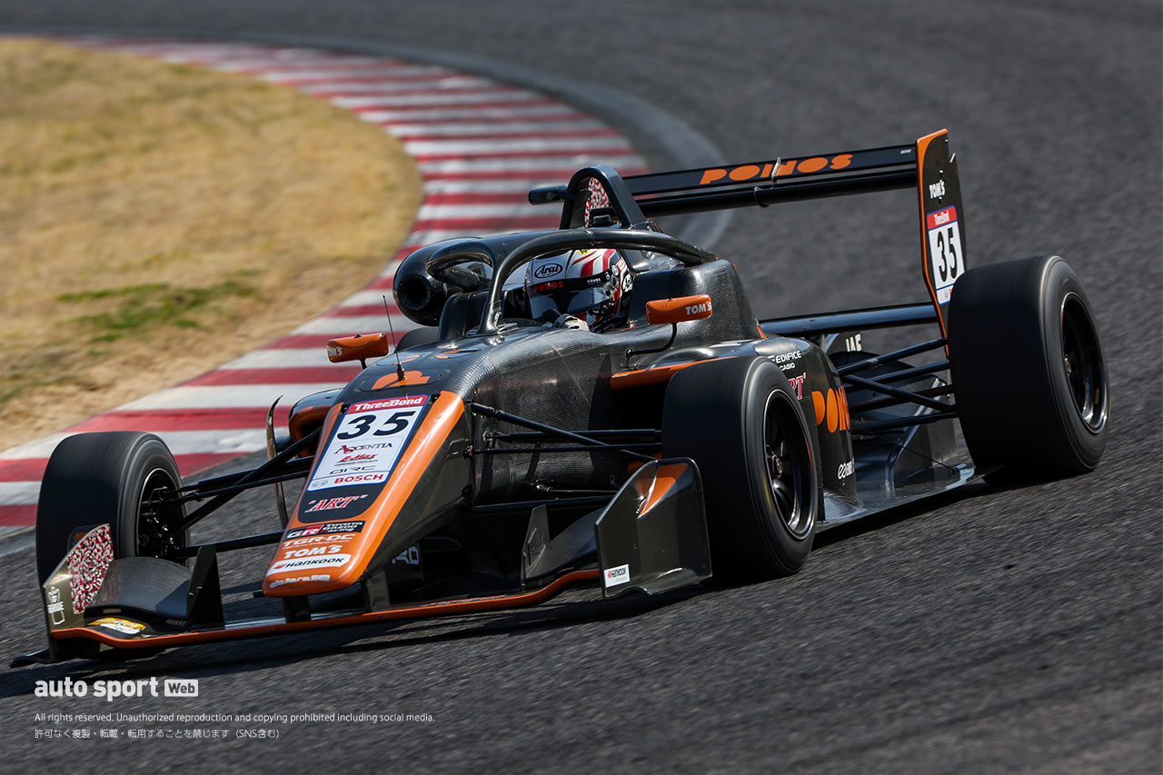 2023スーパーフォーミュラ・ライツ鈴鹿合同テスト　野中誠太（TOM'S）