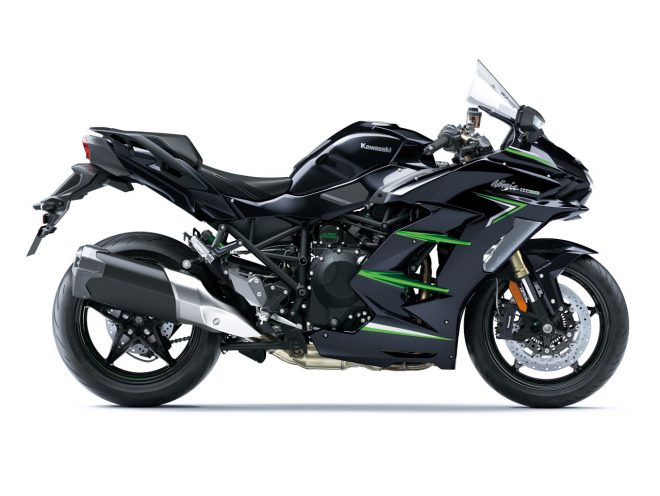 カワサキ Ninja H2 SX メタリックディアブロブラック Right