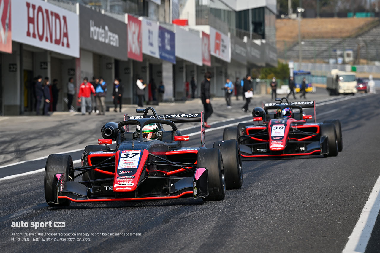 2023全日本スーパーフォーミュラ・ライツ選手権鈴鹿合同テスト　エンツォ・トゥルーリ（TOM'S）2023全日本スーパーフォーミュラ・ライツ選手権鈴鹿合同テスト　エンツォ・トゥルーリ（TOM'S）