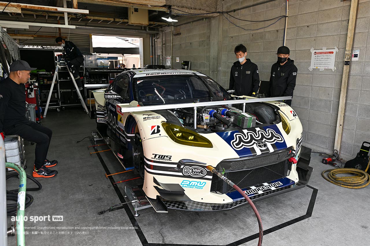 2023スーパーGT岡山公式テスト　muta Racing GR86 GT