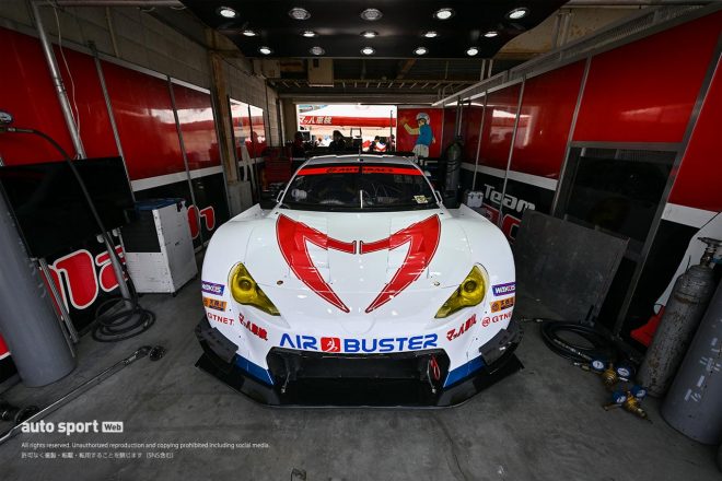 2023スーパーGT岡山公式テスト　マッハ車検 エアバスター MC86マッハ号