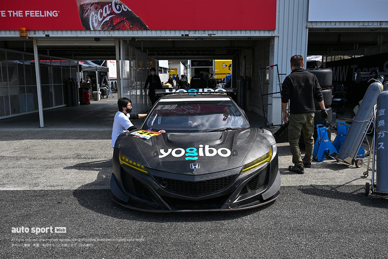 2023スーパーGT岡山公式テスト　Yogibo NSX GT3