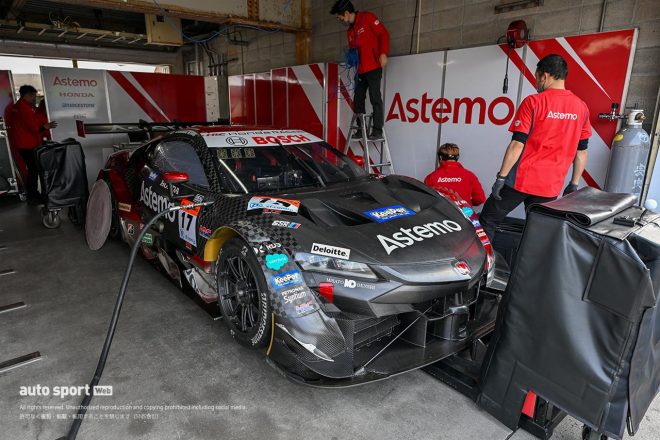 2023スーパーGT岡山公式テスト　Astemo NSX-GT