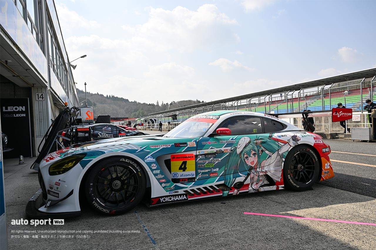 2023スーパーGT岡山公式テスト　グッドスマイル 初音ミク AMG