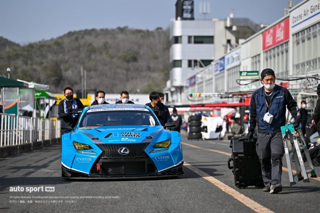 2023スーパーGT岡山公式テスト　ANEST IWATA Racing RC F GT3