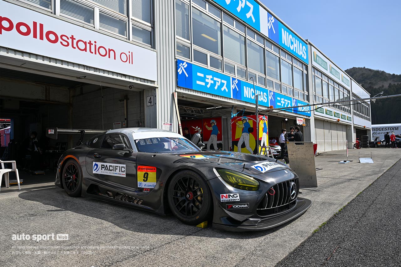 2023スーパーGT岡山公式テスト　PACIFIC RACING TEAMのメルセデスAMG GT3