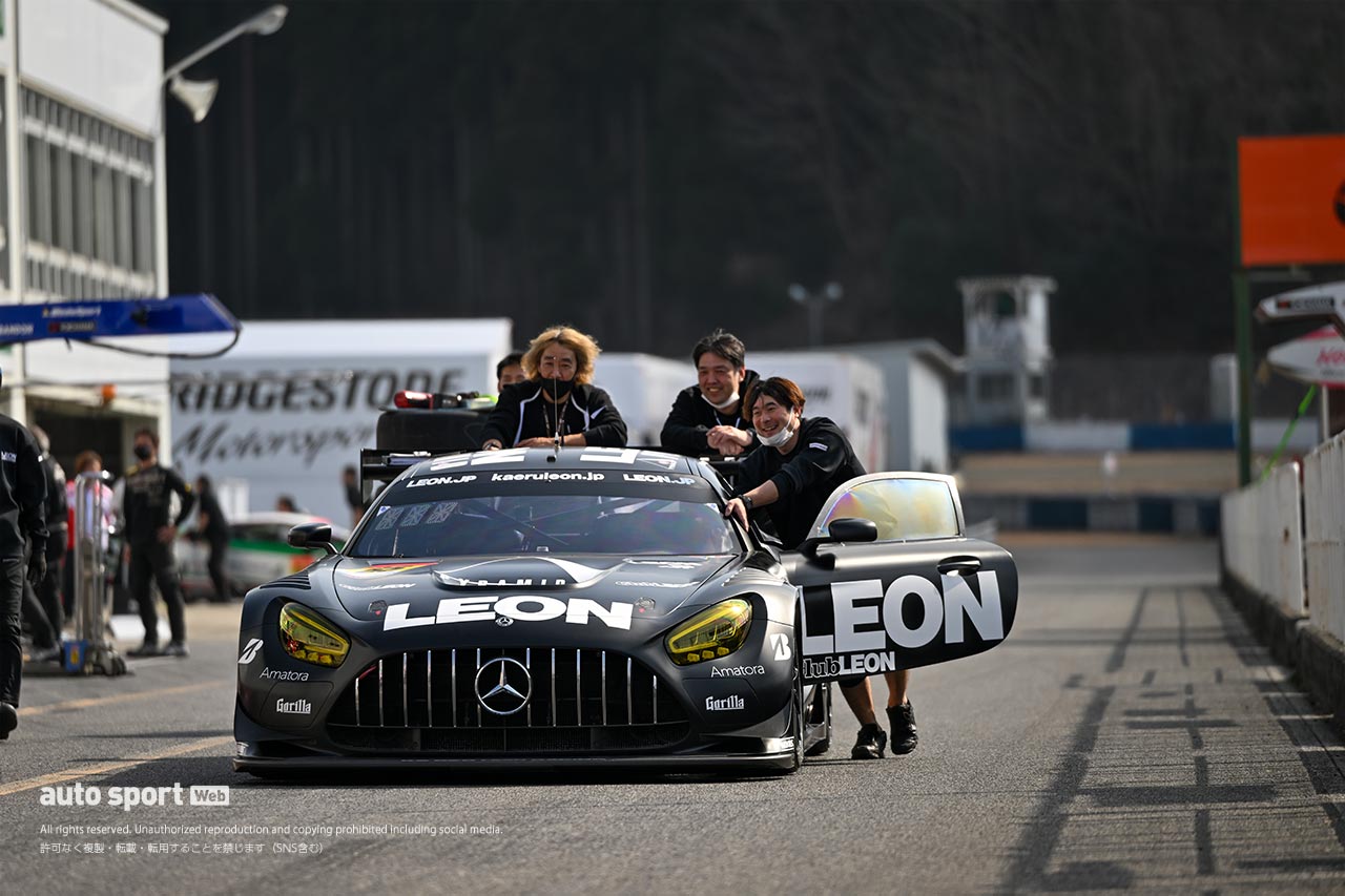 2023スーパーGT岡山公式テスト　LEON PYRAMID AMG