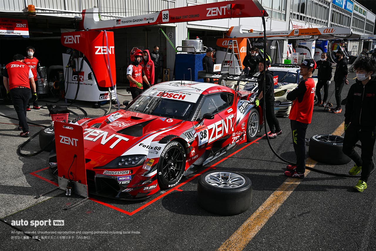 2023スーパーGT岡山公式テスト　ZENT CERUMO GR Supra