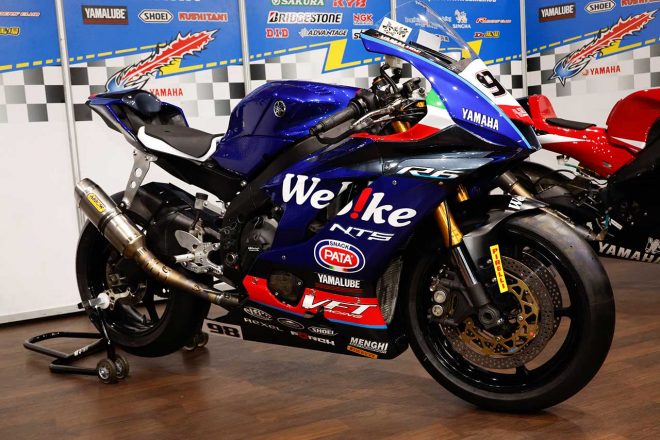 阿部真生騎（VFT Racing Yamaha）が駆るヤマハYZF-R6／2023WSS