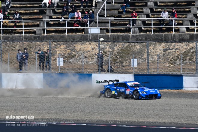 2023スーパーGT岡山公式テスト　コースアウトするMARELLI IMPUL Z