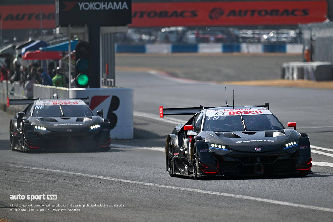 2023スーパーGT岡山公式テスト　2台のARTA MUGEN NSX-GT