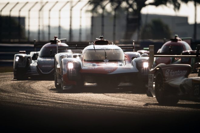 初日総合2番手タイムを記録したトヨタGAZOO Racingの8号車GR010ハイブリッド