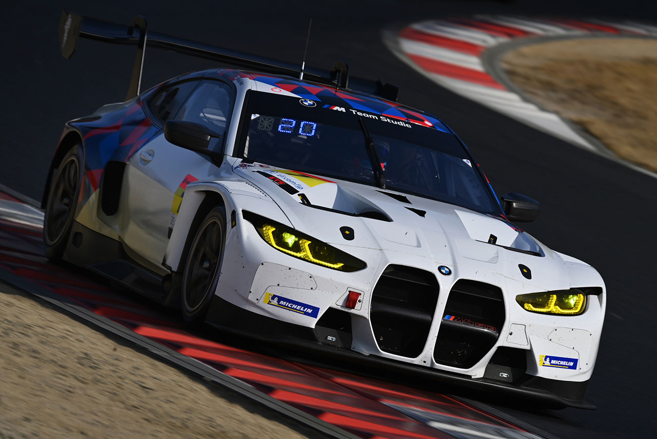 2023スーパーGT岡山公式テスト　Studie BMW M4（荒聖治／ブルーノ・スペングラー）