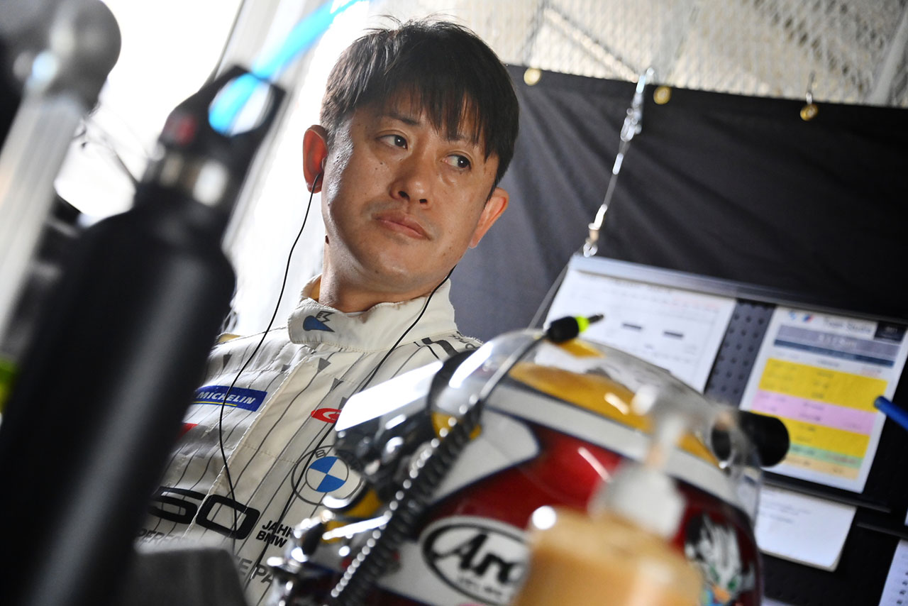 2023スーパーGT岡山公式テスト　荒聖治（Studie BMW M4）