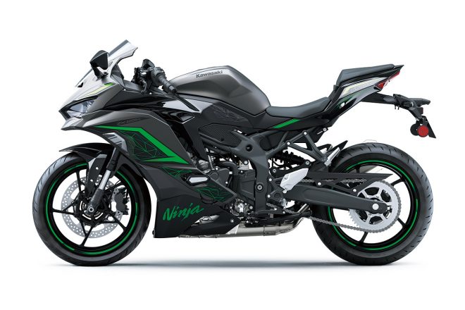 カワサキNinja ZX-25R（メタリックマットグラフェンスチールグレー／エボニー）